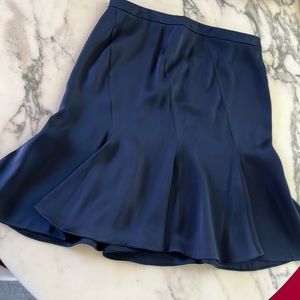 Never worn Giorgio Armani SILK skirt navy blue and heavy silk